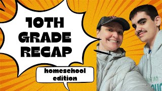 10TH GRADE Homeschool Recap  Homeschool High School homeschoolhighschool homeschoolcurriculum [upl. by Verene]