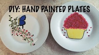 DIY Hand Painted Plates [upl. by Beera]