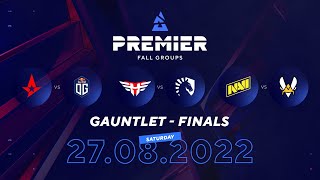 BLAST Fall Groups 2022 Gauntlet Finals w Astralis vs OG Heroic vs Liquid NAVI vs Vitality [upl. by Arit262]