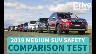 Safest SUV You Can Buy In 2019 Medium SUV Mega Comparison Test  Drivecomau [upl. by Omlesna]