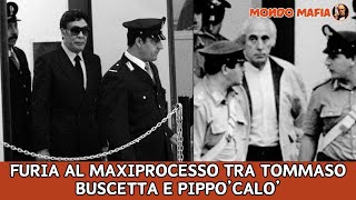 SCONTRO tra Tommaso Buscetta e Pippo Calò Maxiprocesso a Cosa Nostra [upl. by Arnon928]