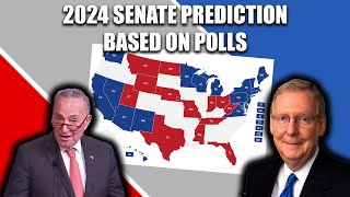 The 2024 SENATE Election Map As Of Today May Polling Averages [upl. by Rickert52]