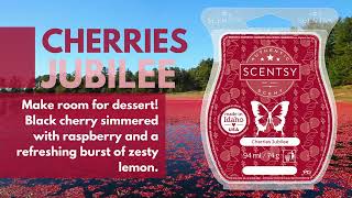 Cherries Jubilee Scentsy Wax Bar Fragrance Description [upl. by Chor]