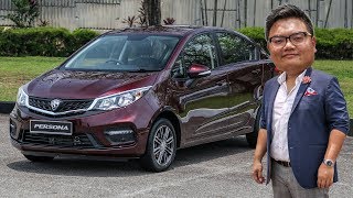 FIRST DRIVE 2019 Proton Persona facelift quick review [upl. by Kasevich762]