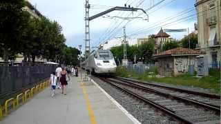 High Speed Spanish Talgo S130 train [upl. by Ruosnam]