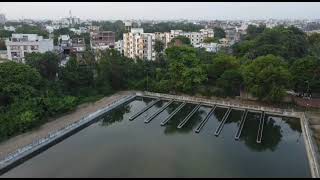 Drone view of MASROOR RESIDENCY Vacation Apartment Hotel  Bhelupura VARANASI  Pretty Garden View [upl. by Hgieliak325]