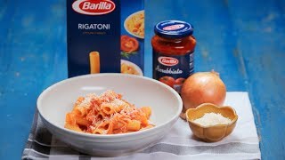 BARILLA SG  Rigatoni Amatriciana [upl. by Jilli]