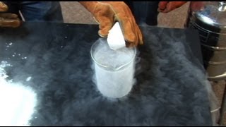 Dry Ice vs Liquid Nitrogen [upl. by Hesta933]