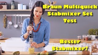 Braun Multiquick 9 MQ 9045X Stabmixer Test  Bester Stabmixer [upl. by Enelyw]