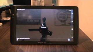 Dreambox Stream to the Archos 101 Internet Tablet via Dreamdroid [upl. by Waldon576]