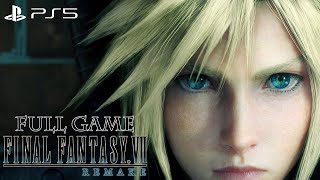 Final Fantasy 7 Remake  Full Game Walkthrough On PS5 [upl. by Danialah]