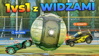 GRAM 1VS1 Z WIDZEM w ROCKET LEAGUE  Hogatowski w gierce [upl. by Daffy85]