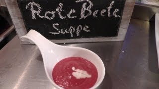 Rote Beete Suppe Rezept vegan  Der Bio Koch 435 [upl. by Reich282]