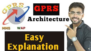 Mobile Computing Lecture   GPRS Architecture EngHindi [upl. by Brodie]