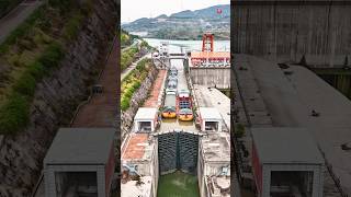 Ship Elevator In Panama Canal 😱 [upl. by Kra]