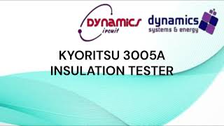 KYORITSU 3005A INSULATION TESTER  Repaired Successfully [upl. by Lavelle]