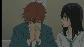 fujita tatara meets sick kiyoharu hyoudou  hyoudou sneeze and blow his nose [upl. by Cart]