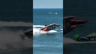 Boat FLIPS HUGE POWERBOAT ACCIDENT 🤯 [upl. by Nyrrat]