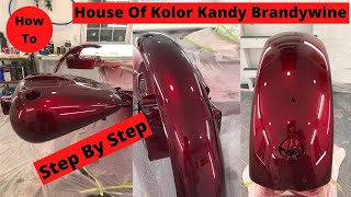 How To Spray Kandy Brandywine House Of Kolor [upl. by Airemat99]