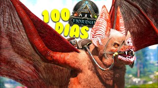 SOBREVIVÍ 100 DÍAS en ARK FJORDUR HARDCORE [upl. by Nilpik]