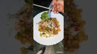 samosa chaat cooking food recipe trending viral [upl. by Madge799]