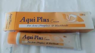 Aqui Plus cream for acne pimple homeopaithic review hindiglow faceskin care [upl. by Tem]