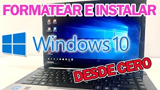 Cómo FORMATEAR tu PC e INSTALAR Windows 10 desde USB 2023 [upl. by Paul]