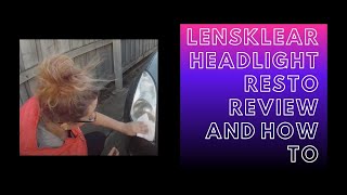 LensKlear Headlight Restoration Review [upl. by Pitt]