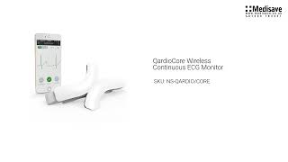 QardioCore Wireless Continuous ECG Monitor NS QARDIO CORE [upl. by Garfield]