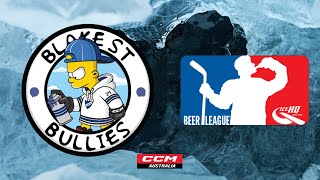 Blake St Bullies VS Les Boys  Div 3  7th May  IceHQ Beer League ice hockey [upl. by Llemrej]