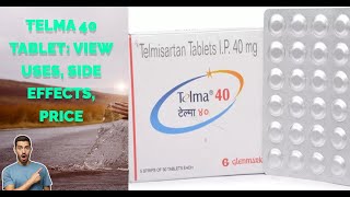 Telma 40 Tablet View Uses Side Effects Price medicane askpharmacist telmisartan telma [upl. by Dorweiler]