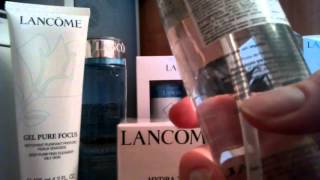 Уход за кожей лица от LANCOME обзор средств  отзывы [upl. by Rich]