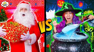 HALLOWEEN VS Christmas Choose the Best Holiday [upl. by Hayidan]