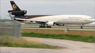 UPS Planes Departing Louisville International Airport HD [upl. by Etnohs]