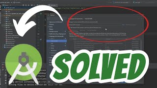 The android SDK location cannot be at the filesystem root SOLVED in Android Studio [upl. by Ulane]