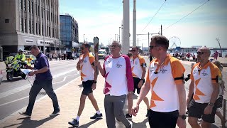 Queens👸Commonwealth Baton Arrives in Blackpool🗼 [upl. by Nataline235]