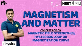 Magnetism And Matter Class 12 NEET Physics  Field strength Hysteresis Loop or Magnetization Curve [upl. by Biagio735]