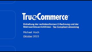 Einhaltung der rechtskonformen E Rechnung und der Mehrwertsteuerrichtlinien  Tax Compliance [upl. by Henrie]