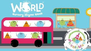 Wheels on the bus Singalong by Piccolo MusicA Featured Rhyme for World Nursery Rhyme Week 2023 [upl. by Yllrebmik91]