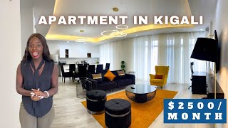 What 2500 gets you in kigali Rwanda  Luxury apartment [upl. by Dyrrej]