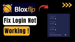 Bloxflip Login Not Working [upl. by Ikim757]