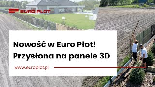 Przysłona na ogrodzenie panelowe  Montaż i efekt końcowy  Euro Płot [upl. by Leaper]