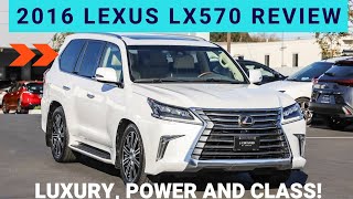 2016 LEXUS LX570 Review [upl. by Kalila307]