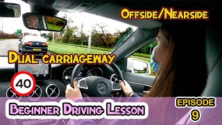 Millie’s First Time Driving On a Dual Carriageway  Nearside and Offside Crossroads in a New Area [upl. by Shara]