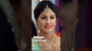 Akshara and Naitik naksh Star Plus serial Yeh Rishta Kya kehlata hai Hina Khan old look song [upl. by Anjali]