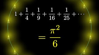 Why is pi here And why is it squared A geometric answer to the Basel problem [upl. by Feirahs]