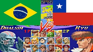 Super Street Fighter II The New Challengers  coelho34 vs GonzaPay FT5 [upl. by Cristy]