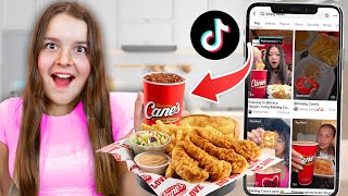 TikTok For You Page DECIDES WHAT we eat for a DAY [upl. by Lisle]