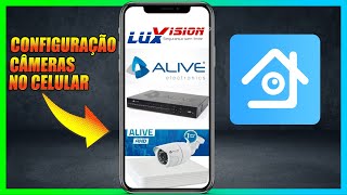 Configuração fácil Como visualizar câmeras AliveLux Vision no celular com o app XMEye [upl. by Sewel]