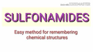 Sulfonamides chemical structures  medicinal chemistry [upl. by Dunham149]